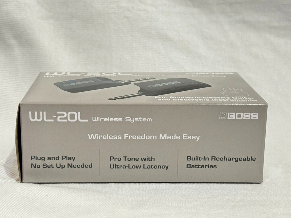 BOSS WL-20L Guitar Wireless System Tone Simulation Model Japan WL20L Black Gray