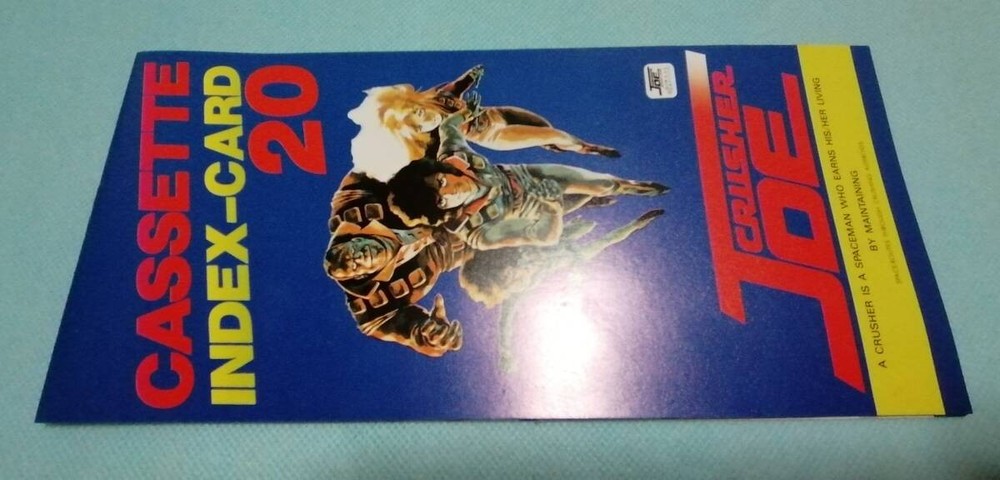 condition unused 1983 cassette index 20 Crusher Joe