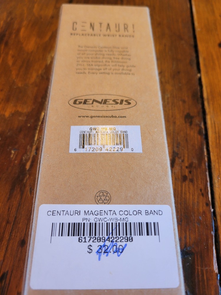 Genesis Centauri Silicone Wrist Band - Magenta