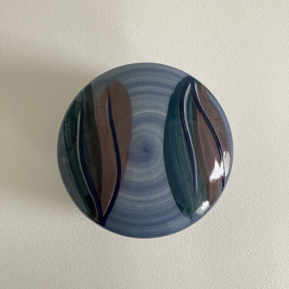 Artist Signed Studio Pottery Lidded Container - Late 1990s/Early 2000s