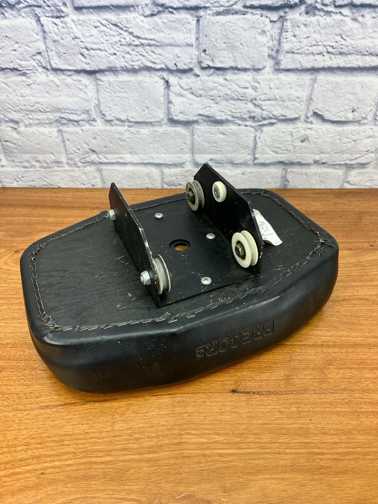 Precor 612 Rowing Machine Replacement Padded Seat (Missing 1 Roller)