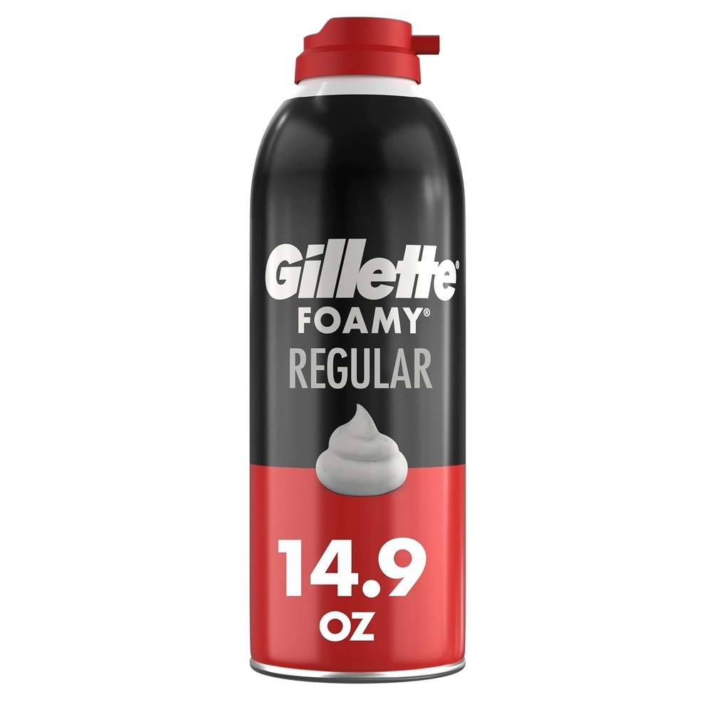 Gillette Foamy Classic 14.9oz, smooth shave, reduces irritation