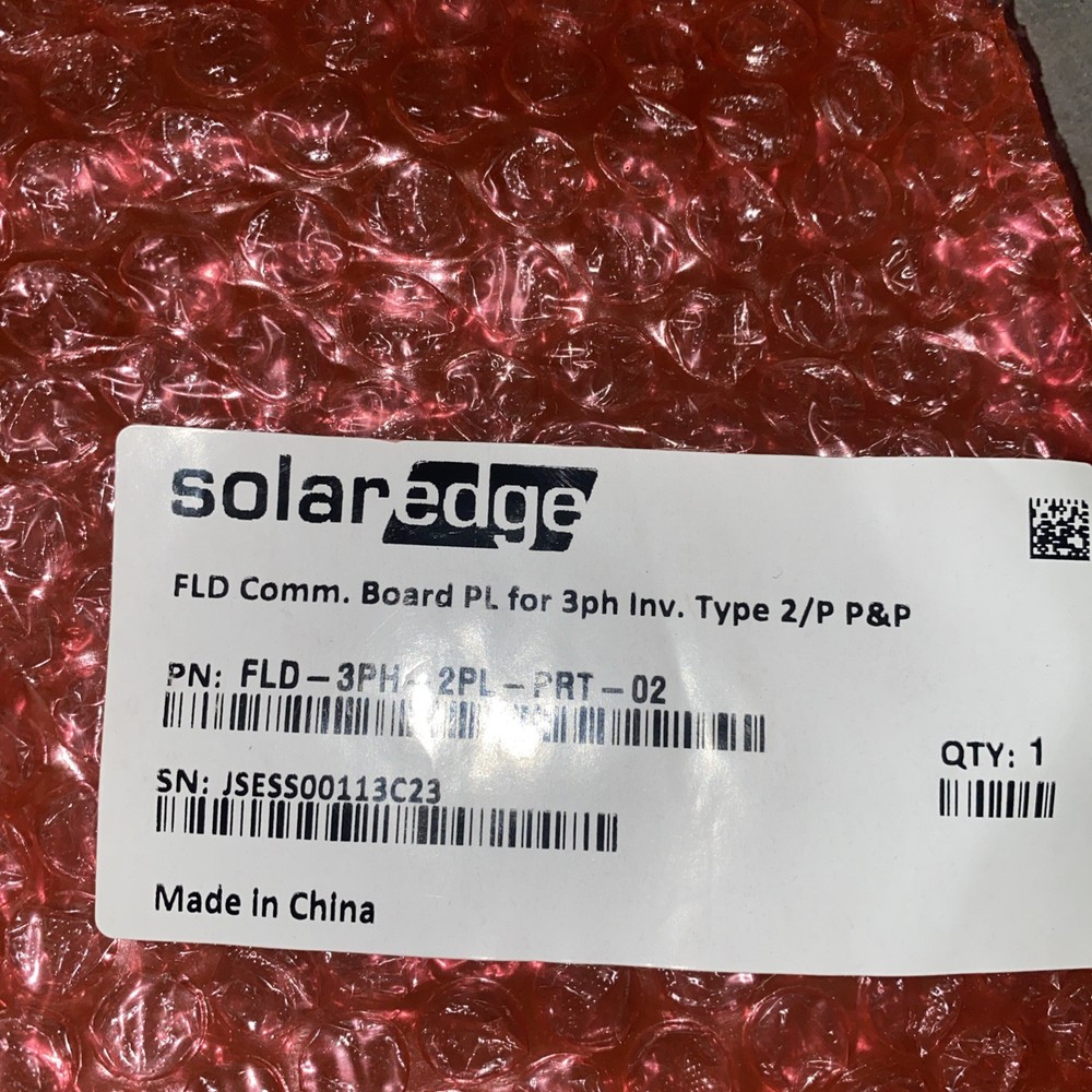 SolarEdge Three Phase Inverter Display & Comm Board FLD-3PH-2PL-PRT-02