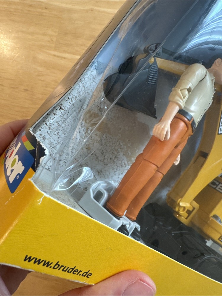 Bruder Toys 62002 JCB C8010 CTS Micro Excavator & Construction Worker