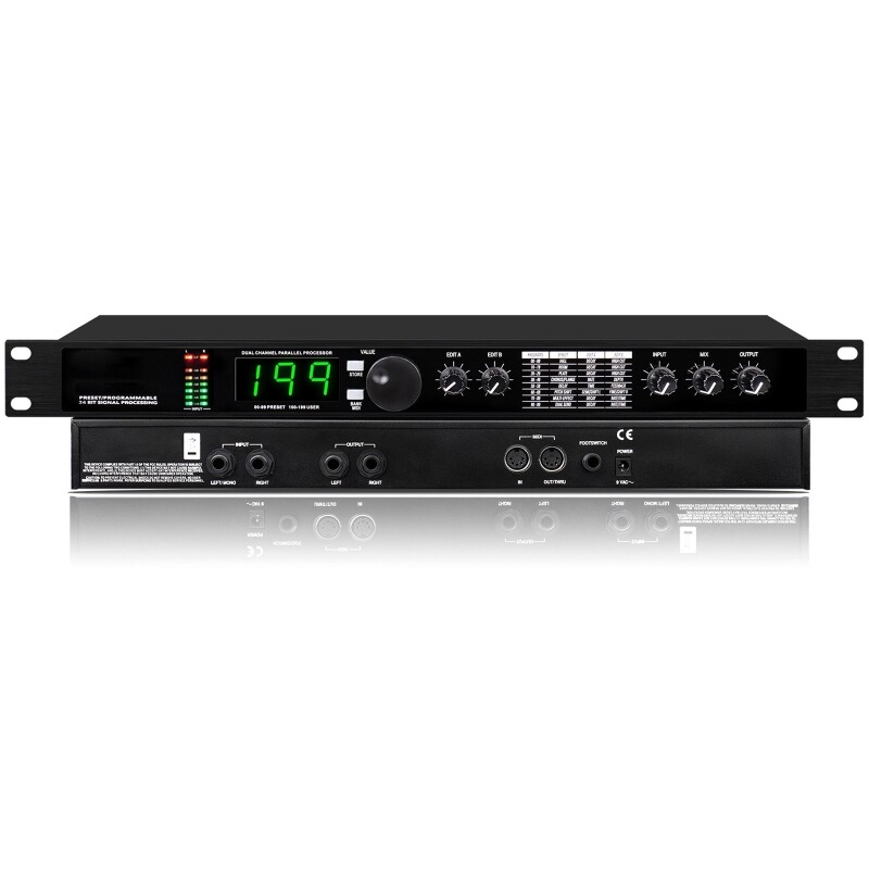 Professional Digital Reverb Multi Effect DSP Processor Audio Processor Equalizer