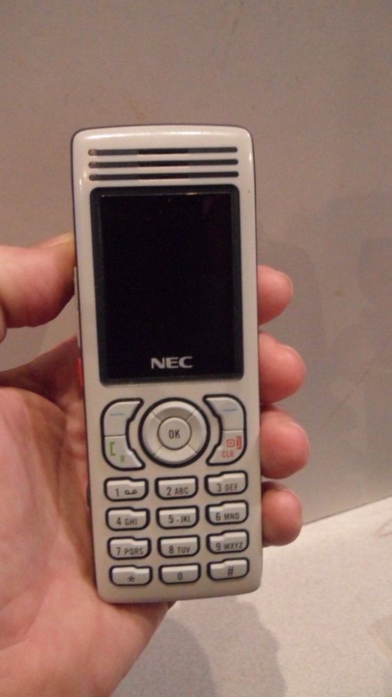NEC I755s DECT Wireless IP Handset, with battery & reference guide