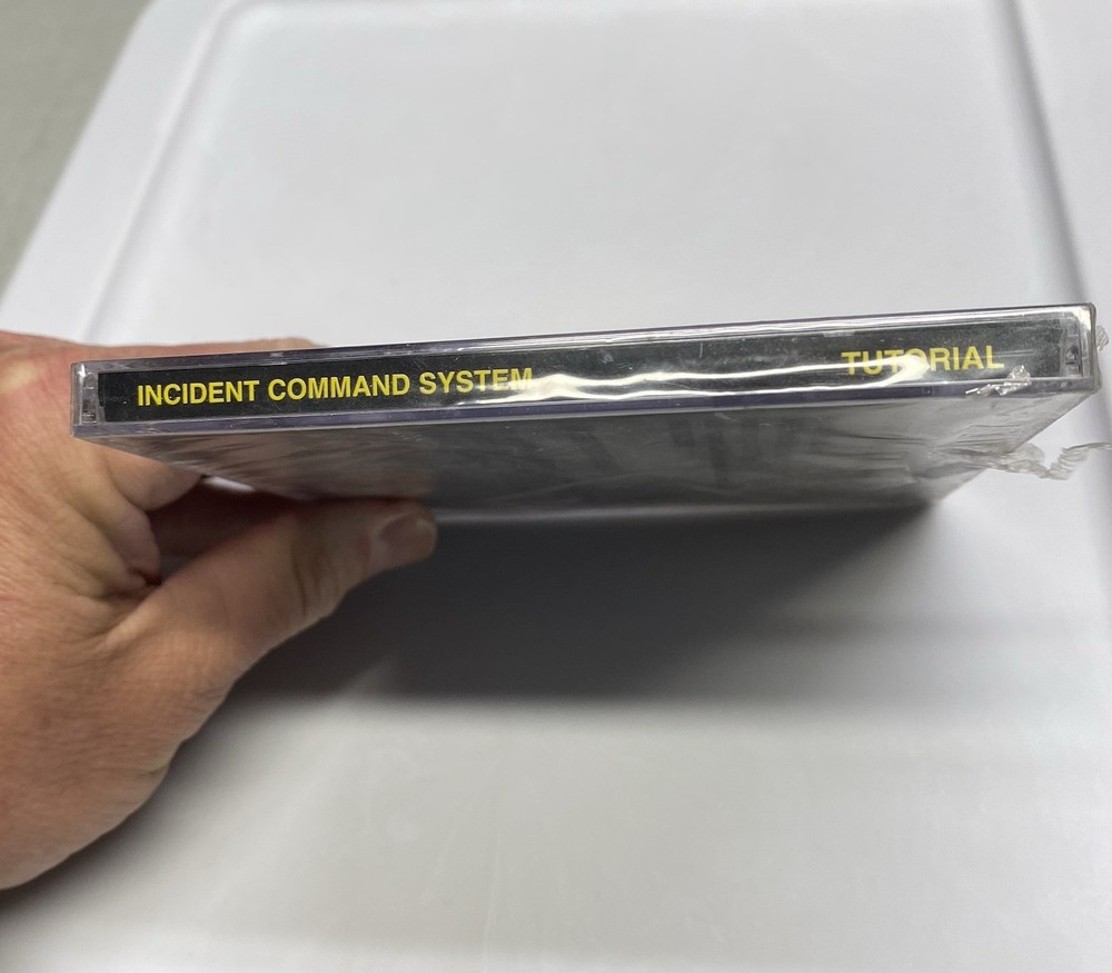 National Fire Academy Incident Command System Tutorial Cd-rom New Sealed.