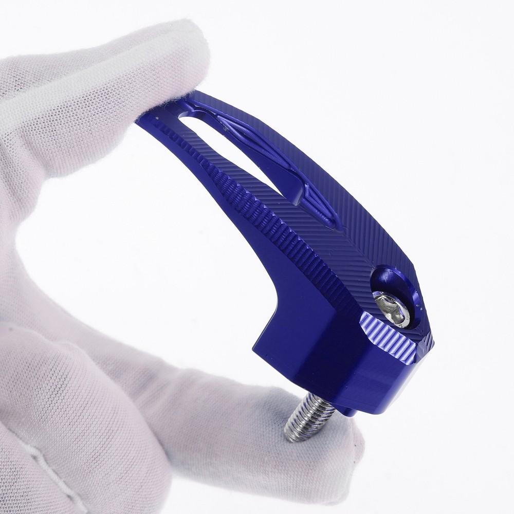 For motorcycle rectangular hook with screw 1 set blue