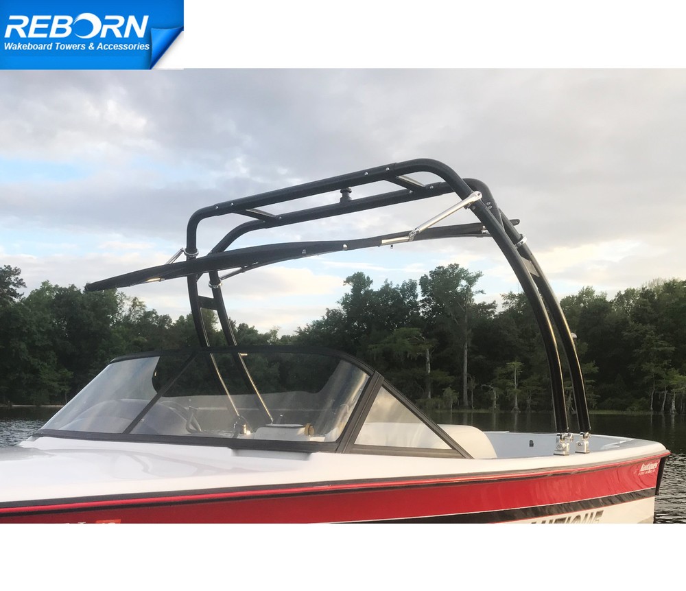 Reborn Launch Forward-facing Wakeboard Tower Plus Pro Tower Bimini Package