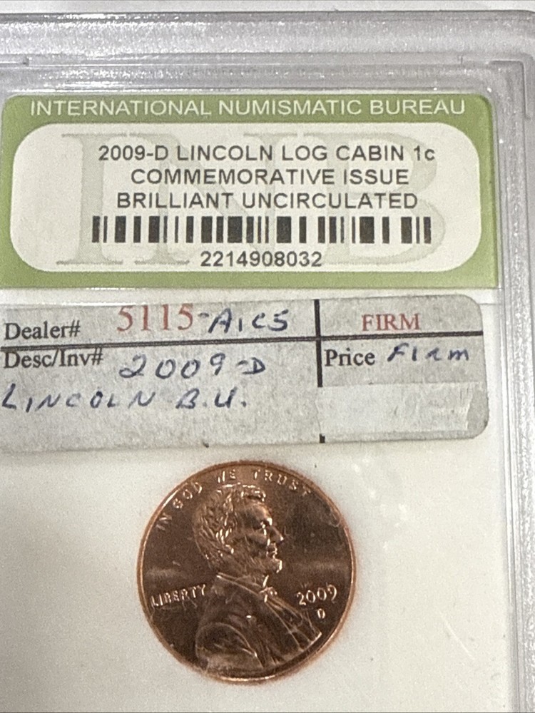 2 2009 D Lincoln Commemorative Cent Professional Life - Brilliant Uncirculated