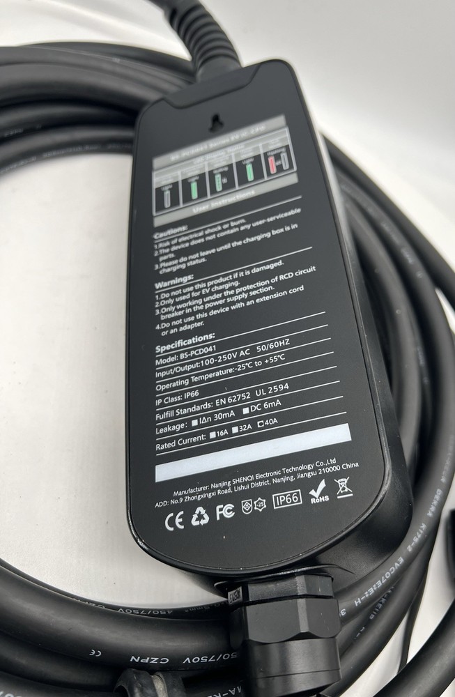 Portable EV Charging Box" Model BS-PCD041 Electric Vehicle Charging