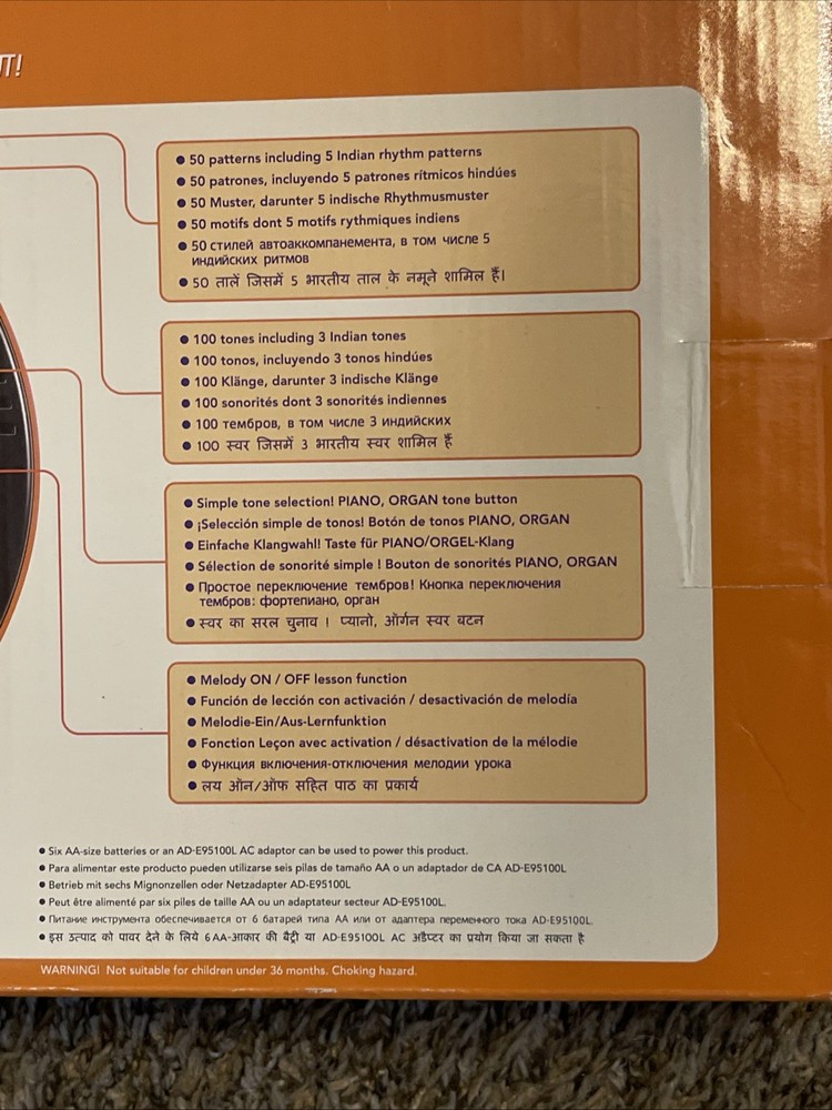 Casio SA-76 Electronic Keyboard Piano EUC