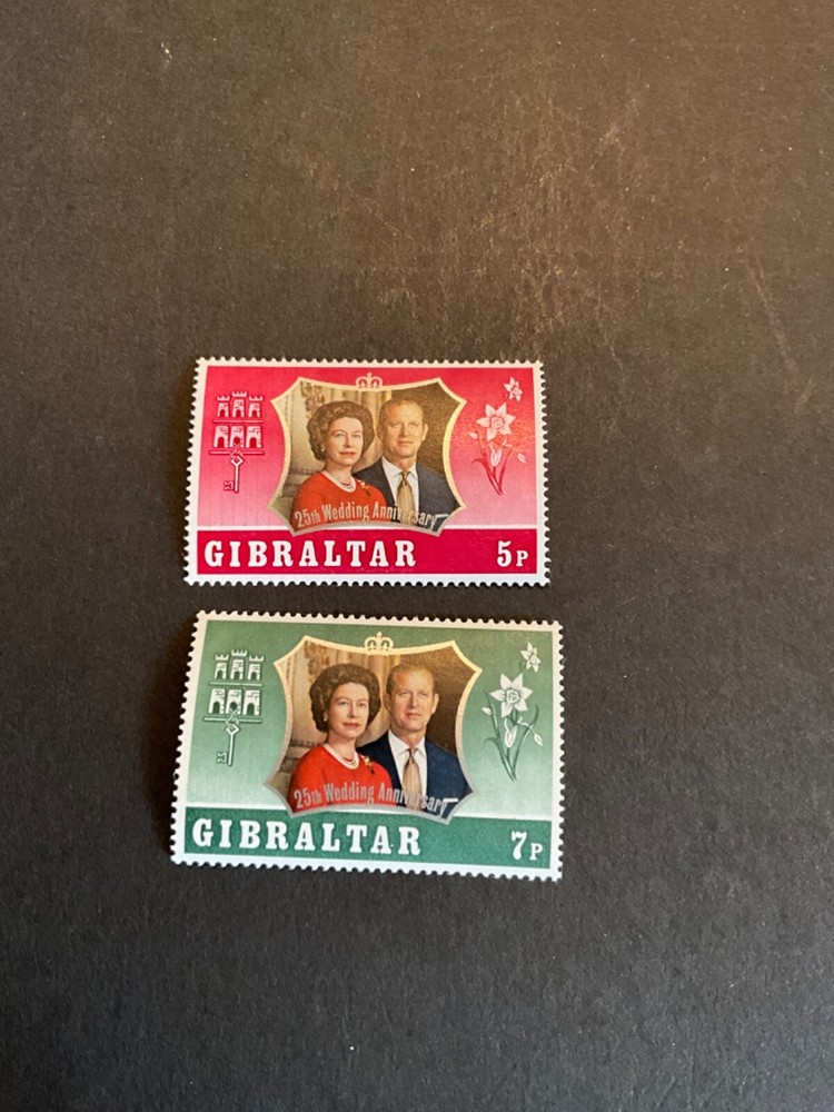 Gibraltar Scott #292-3 never hinged