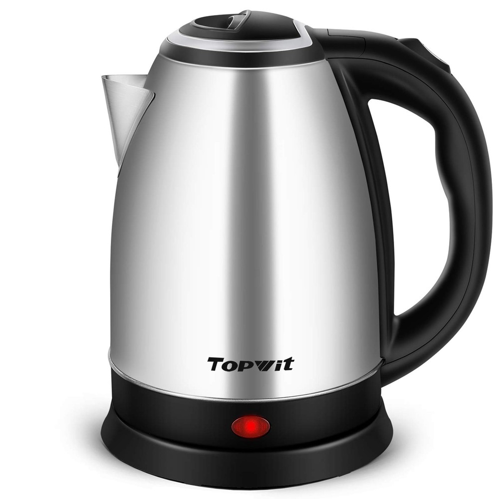 2000ml Stainless Steel Electric Kettle Boiling Water Fast Auto Shut-Off Silver