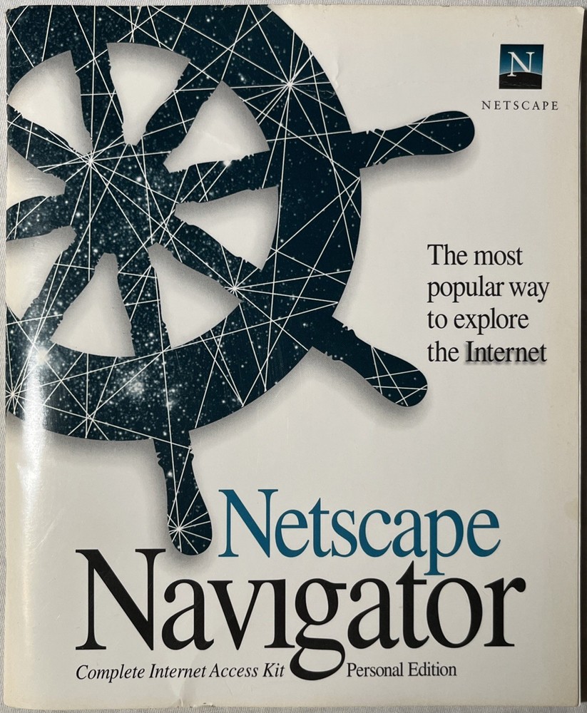 Netscape Navigator 2.0-Internet Access Kit-Personal Edition Manual *SHIPS FREE*