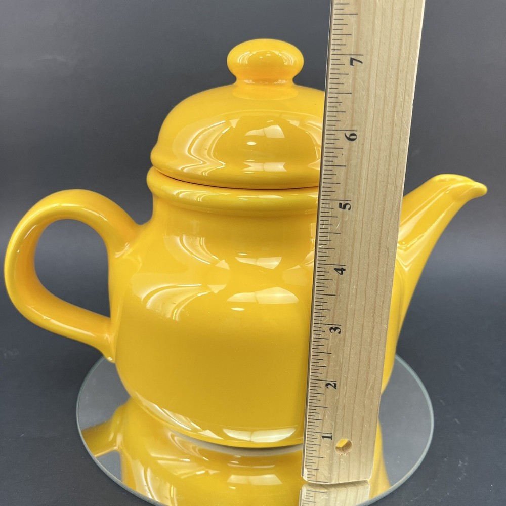 Waechtersbach Yellow Pottery Ceramic Medium Teapot Spain Tea