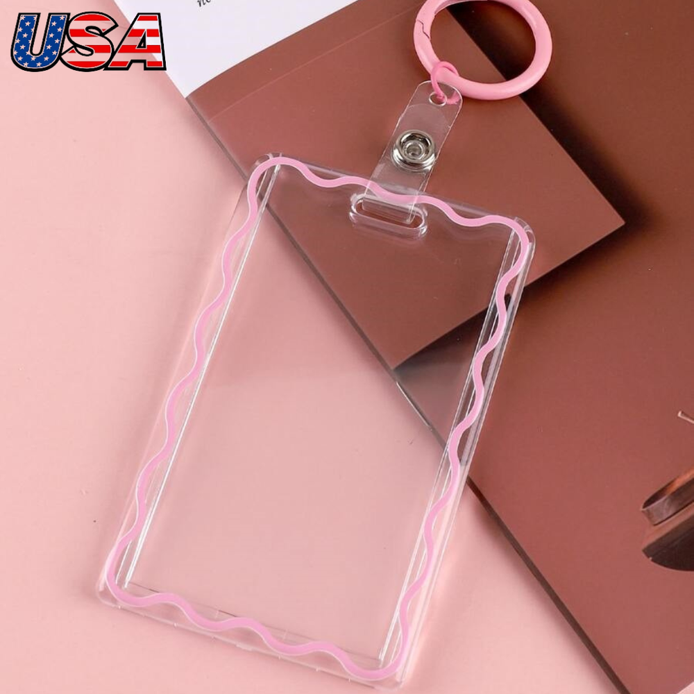Badge Holders Premium Id Card Document Holder Durable & Retractable Multiple Use