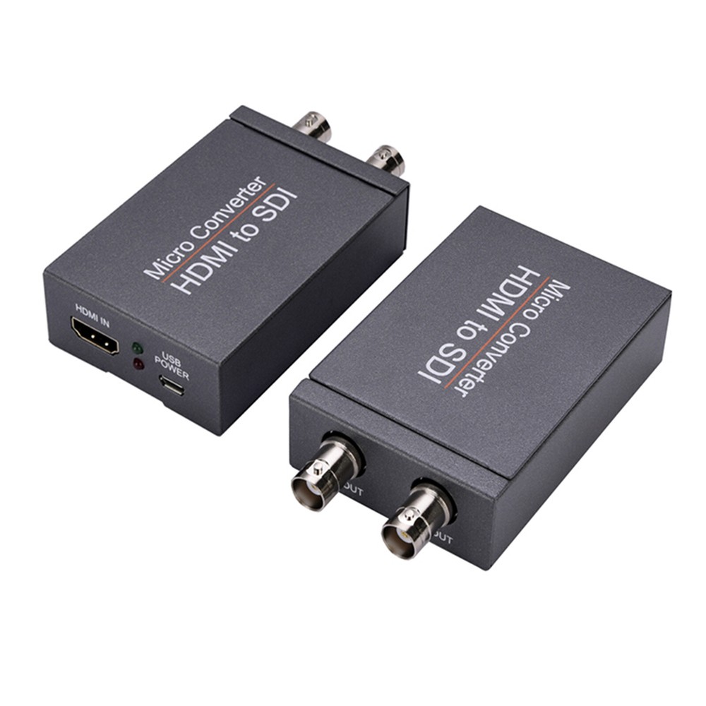 DC 5V Micro HDMI to SDI Converter with USB Cable