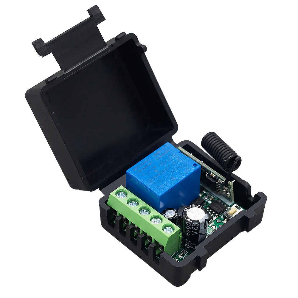 433MHz Wireless Remote Control Switch RF Relay DC 12V 24V 48V 60V Transmitter