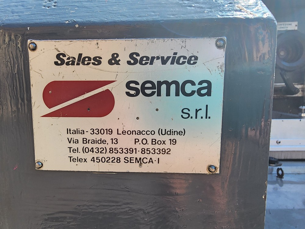 SEMCA HORIZONTAL HIGH SPEED WRAPPING MACHINE MODEL 90