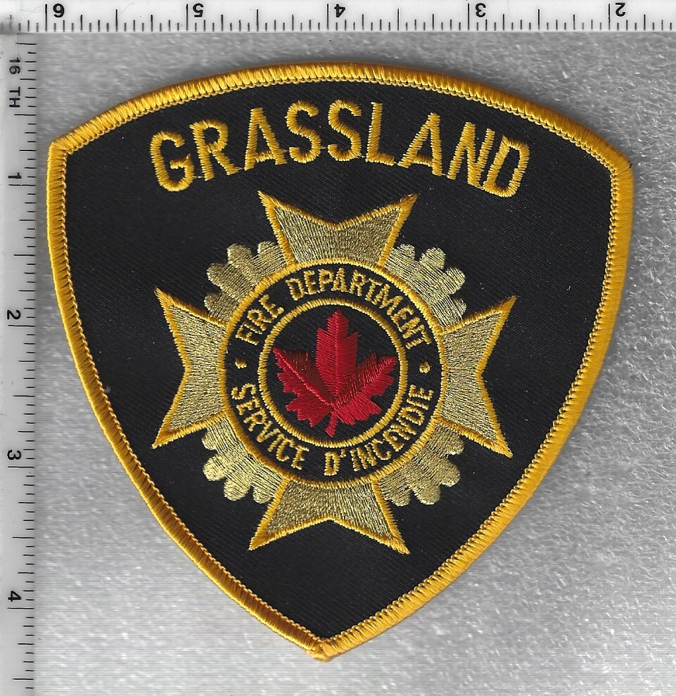 Grassland Fire Department  (Saskatchewan, Canada)  Shoulder Patch