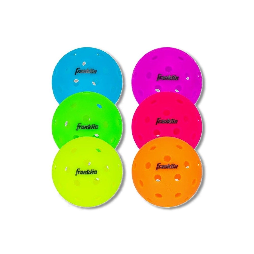 Franklin Pickleballs 6pk Multicolored 59258