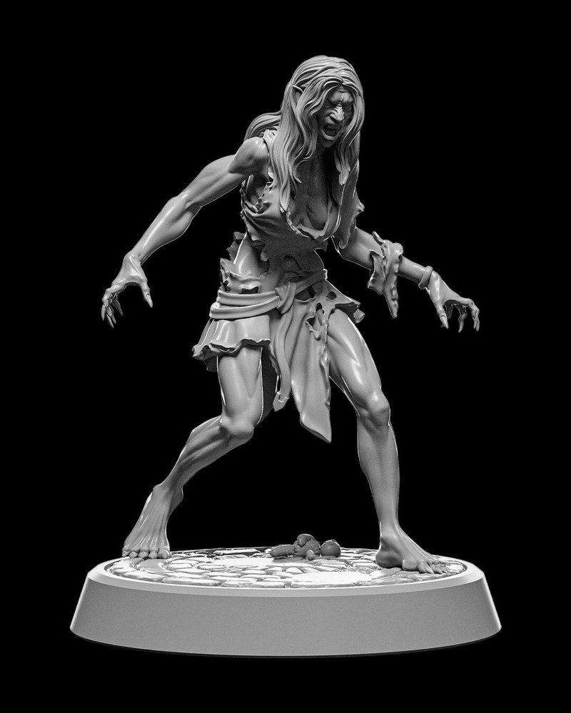 Vampire Spawn - Montblanc Escapade - 32mm Unpainted DnD Miniatures