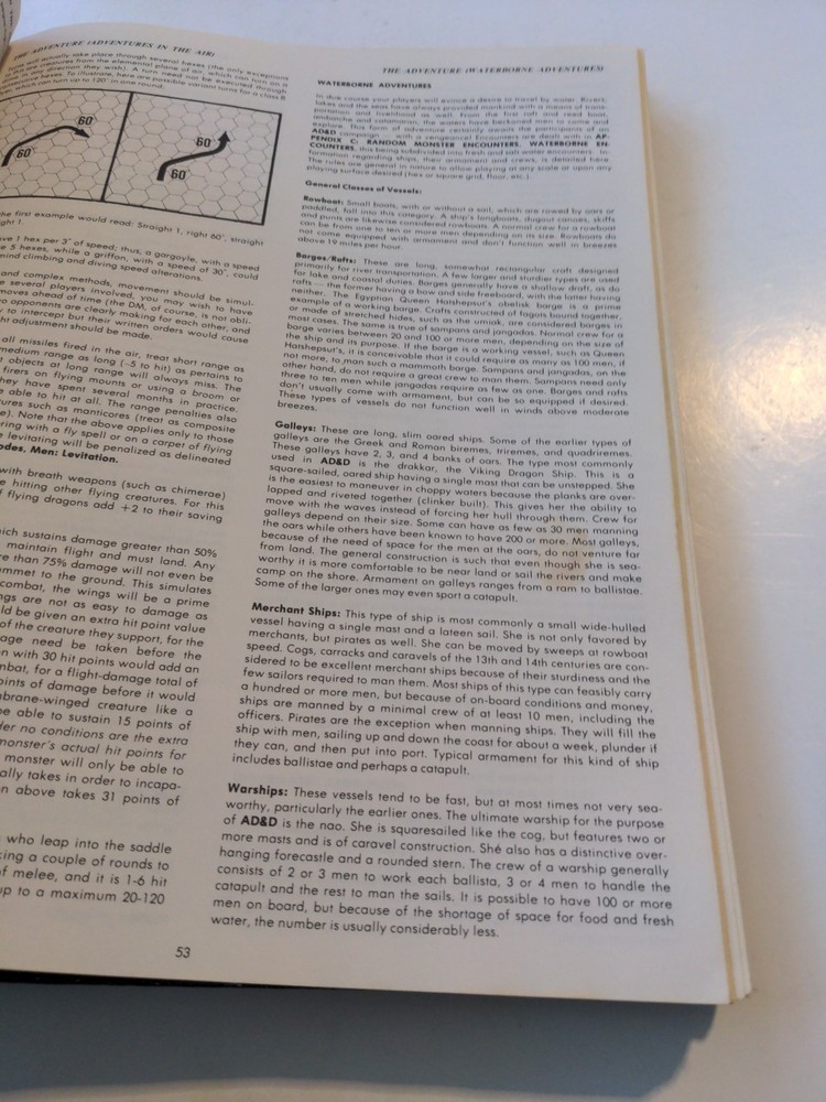 DUNGEON MASTERS GUIDE 1979 TSR ADVANCED DUNGEONS & DRAGONS By Gary Gigax
