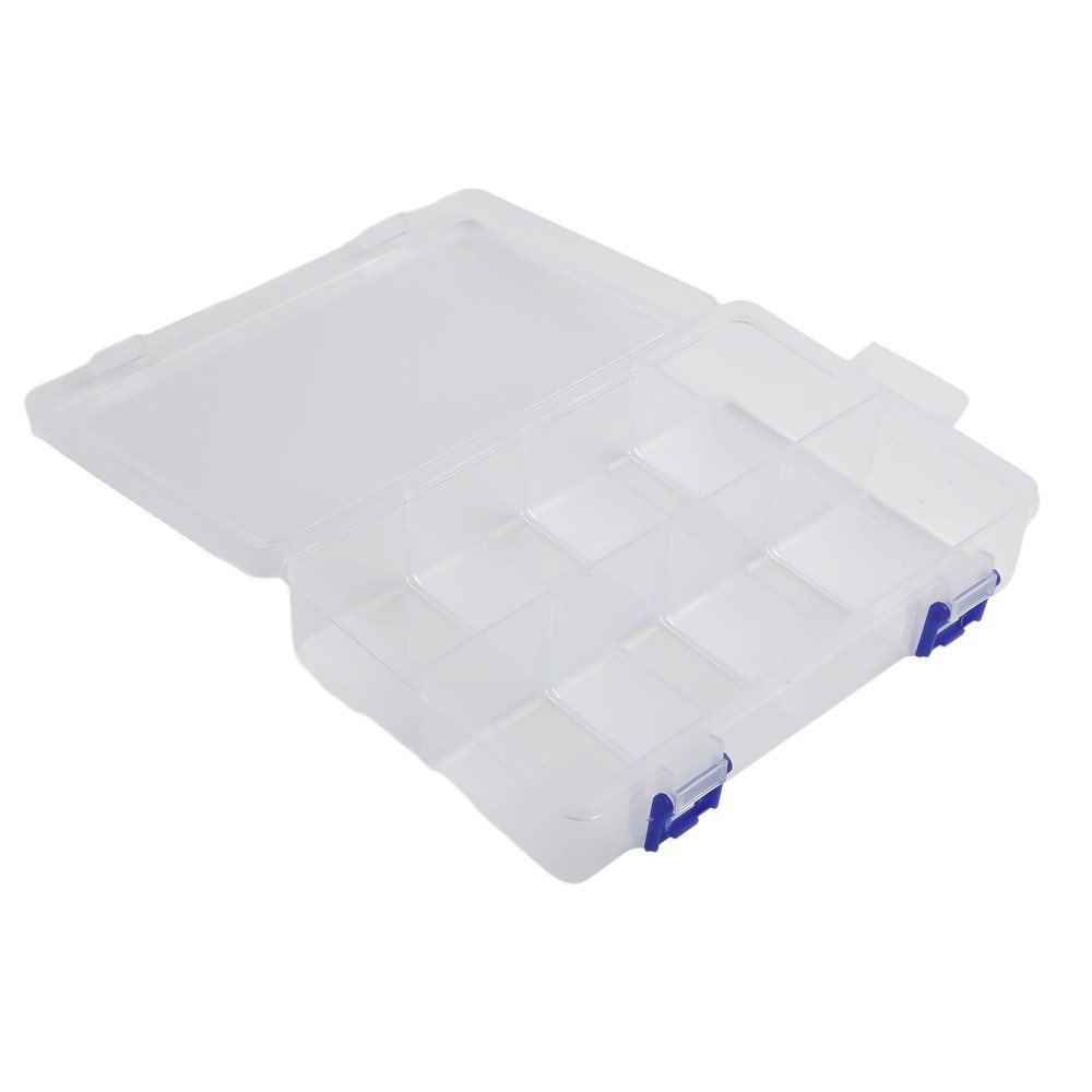 Bead Earring Storage Box Container 8 Grids Compartment Jewelry Organizer