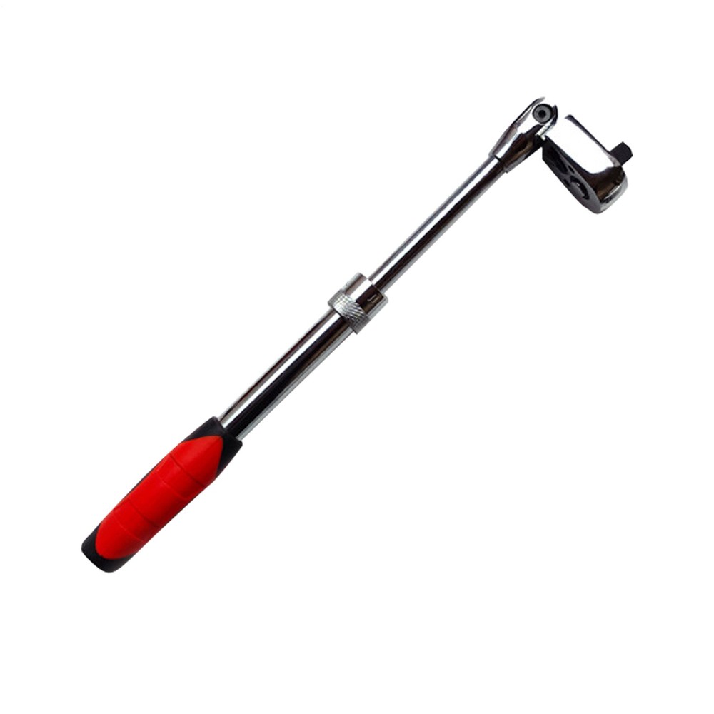 3Pcs Extendable Long Handle Socket Wrench Set Drive Ratchet Tool 1/4" 3/8" 1/2"