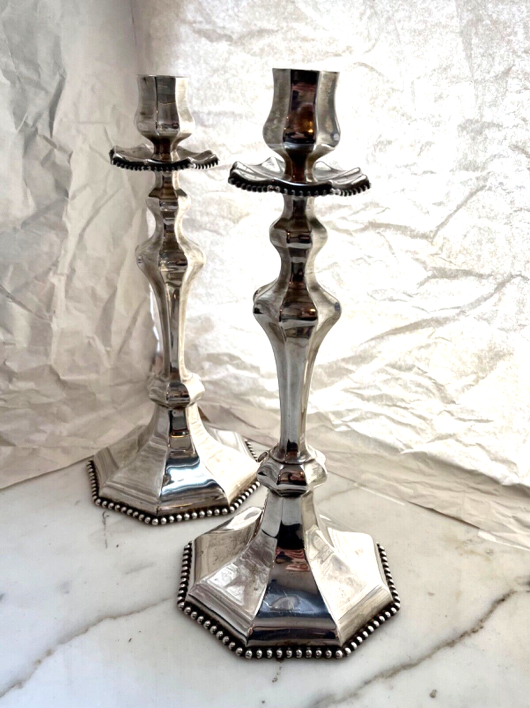 REED & BARTON VINTAGE No 737 Candlestick Pair
