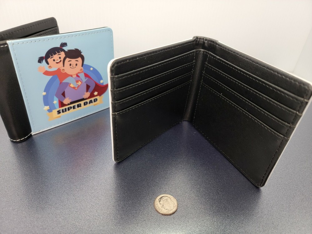 Sublimation Poly Leather Bifold Wallet Blanks