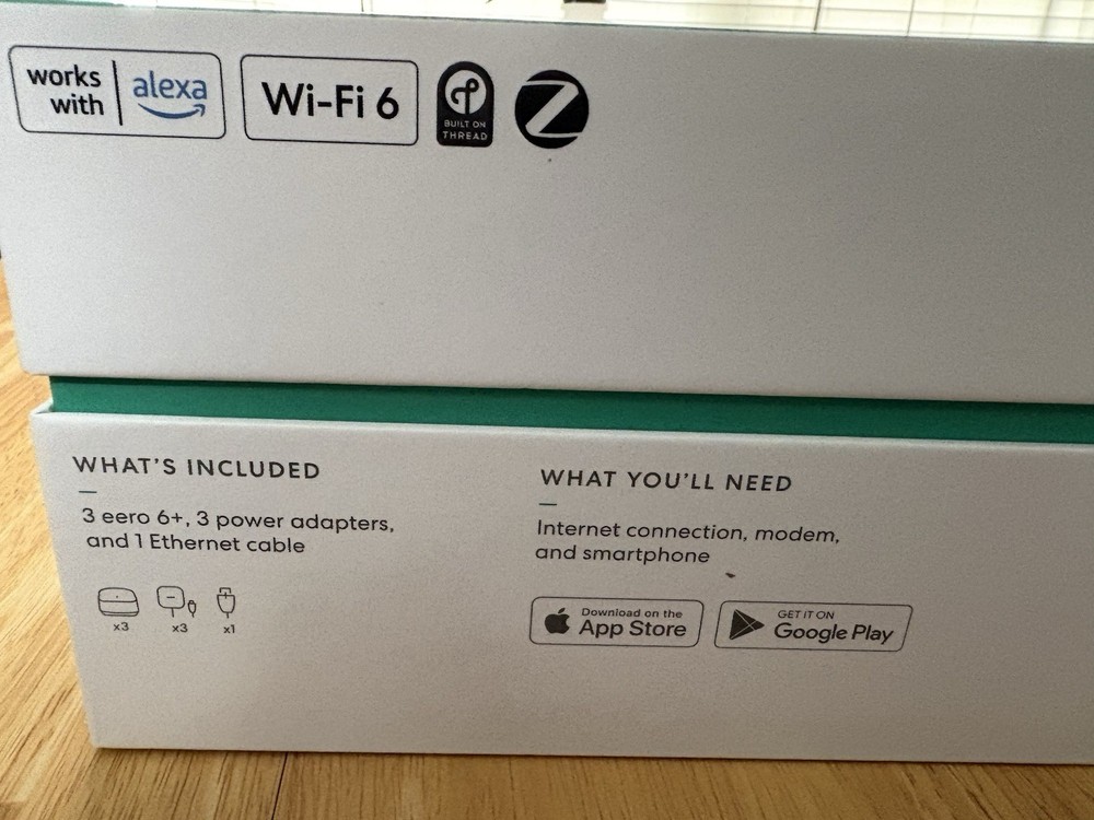 EERO 6+ Dual-Band Mesh Wi-Fi 6 System.