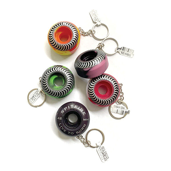 SPITFIRE WHEEL KEY CHAIN - COLOR ASSORTED
