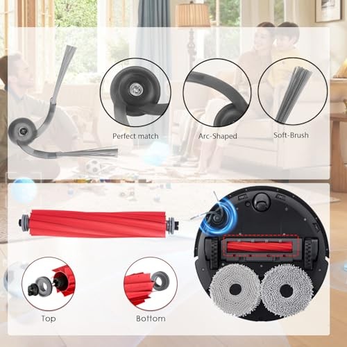 Accessories Replacement Kit Compatible With Roborock QV 35A 35S Robot Vacuum