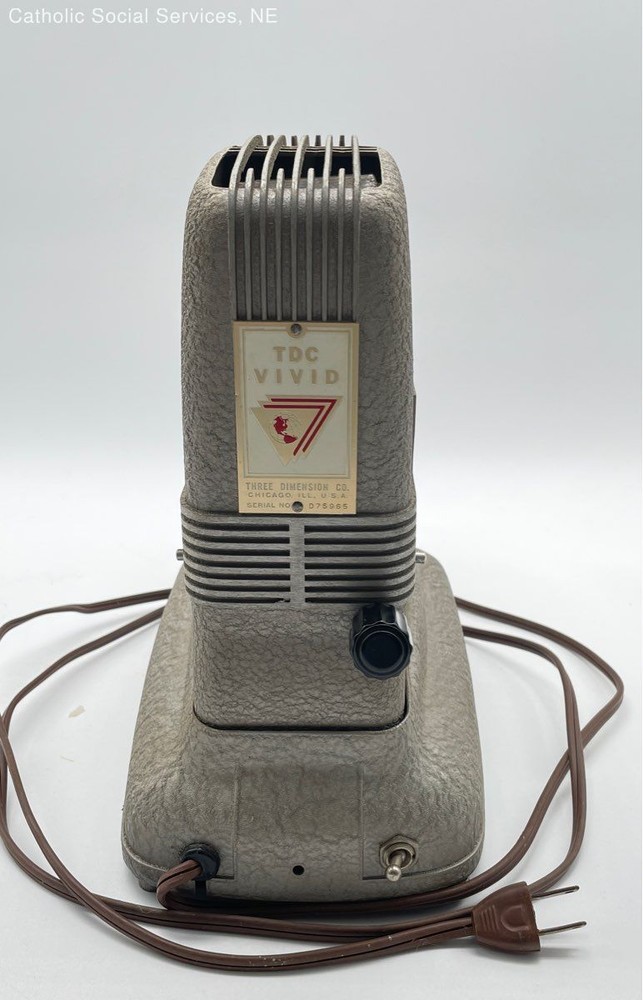 Vintage TDC VIVID Selectron ~ Slide Projector Deluxe Model D Camera