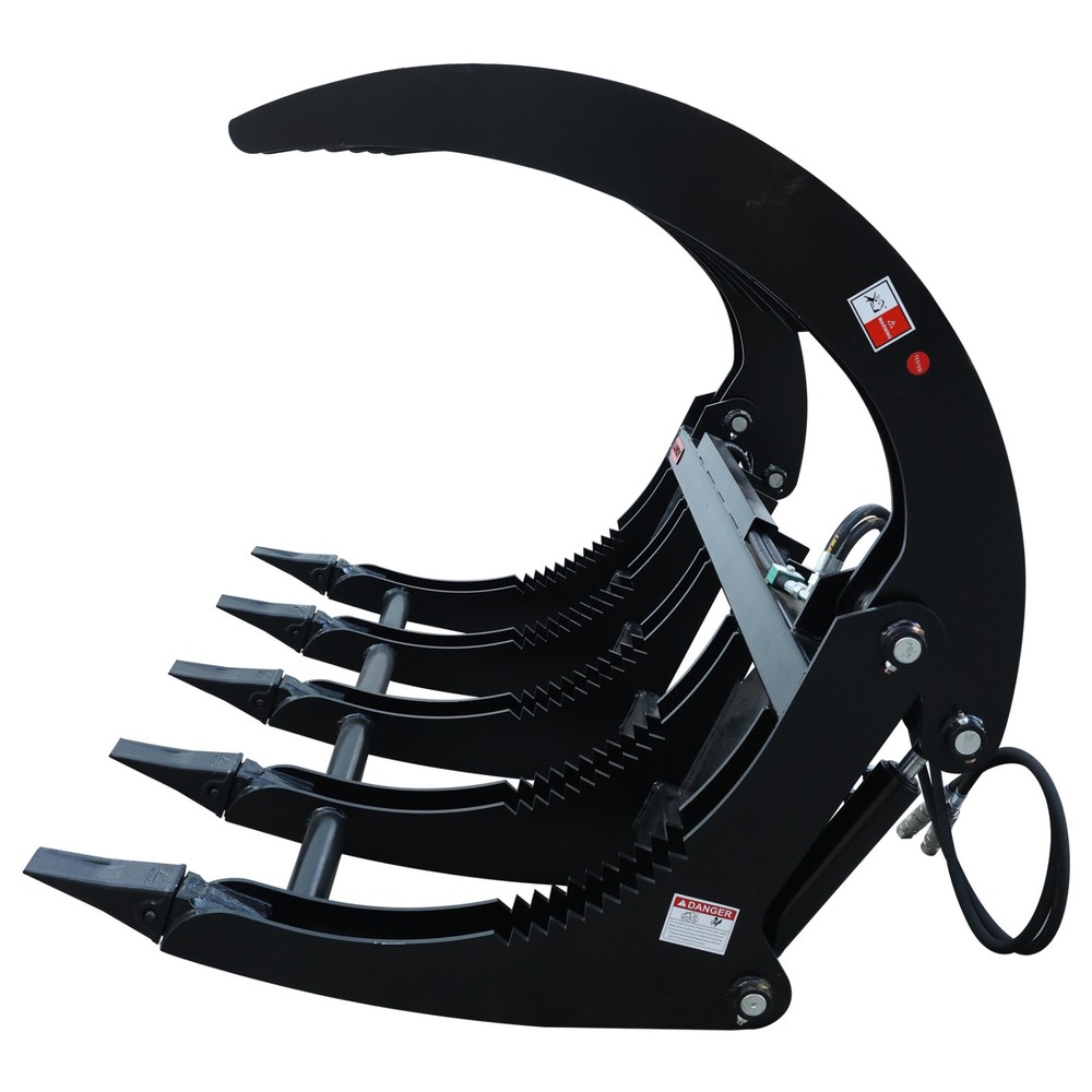 Landy Attachments 72" Skid Steer Root Rake Grapple