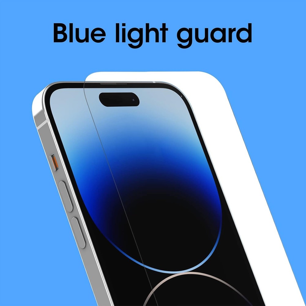 OtterBox iPhone 14 Pro Amplify Glass Blue Light Guard Screen Protector -Clear