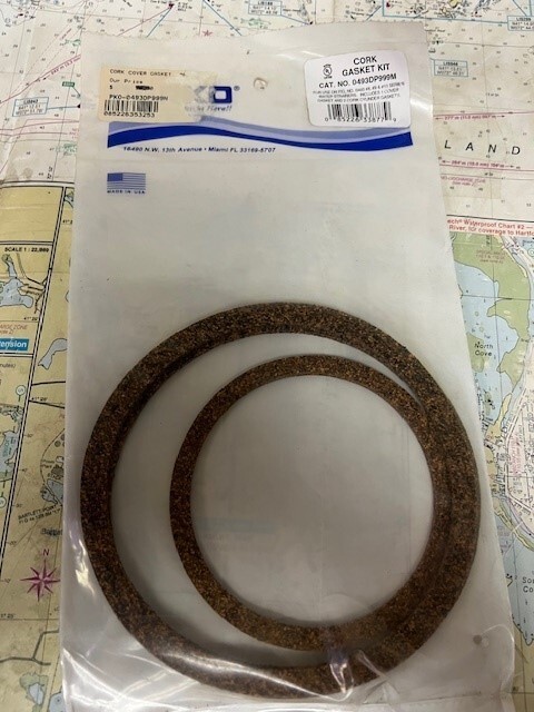 Perko #0493DP999M Strainer Cork Gasket Kit.