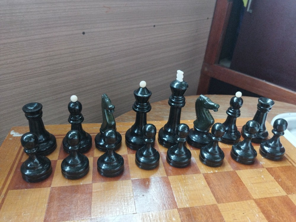 Vintage soviet old chess