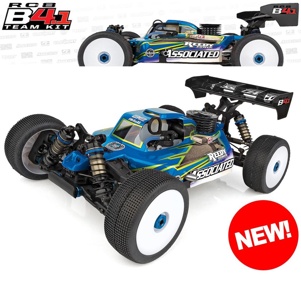 NEW Associated RC8B4.1 1/8 Scale 4WD Nitro Off-Road Competition Buggy Kit