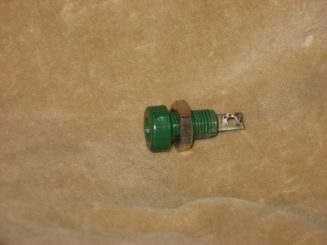 Banana Jack, green, HH Smith, Panel Mount