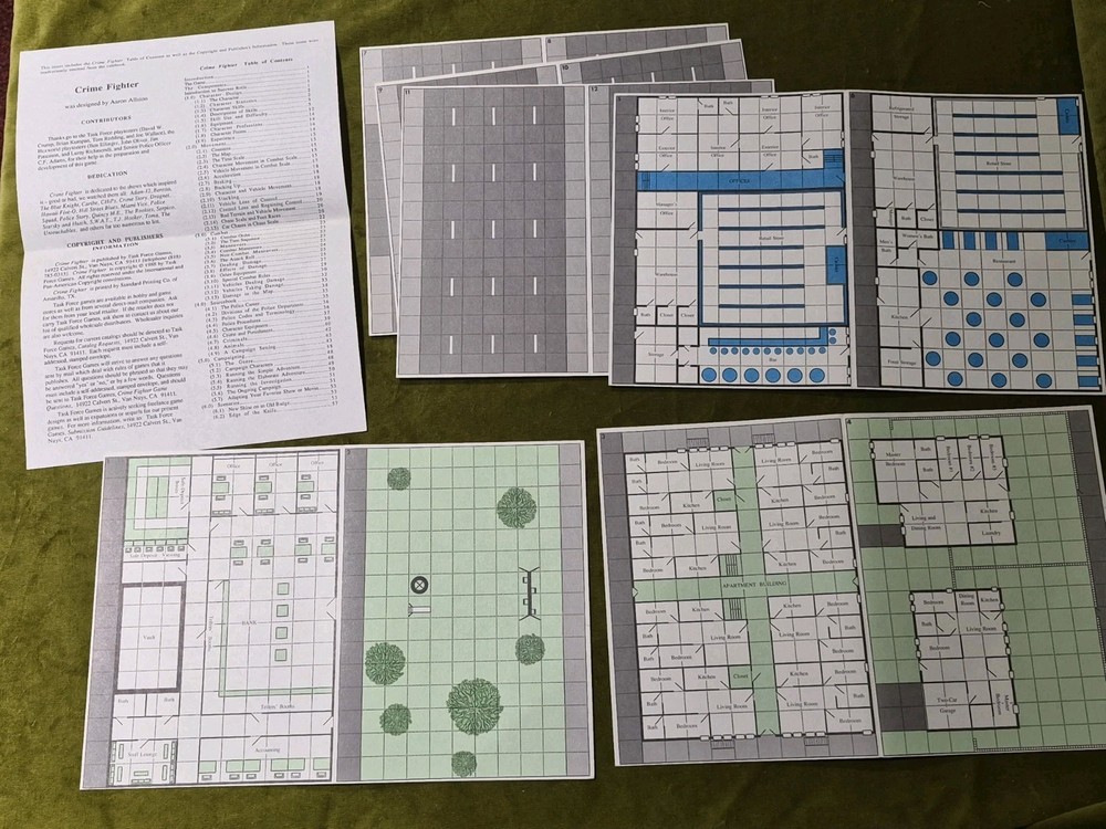 Crime Fighter - Task Force Games RPG