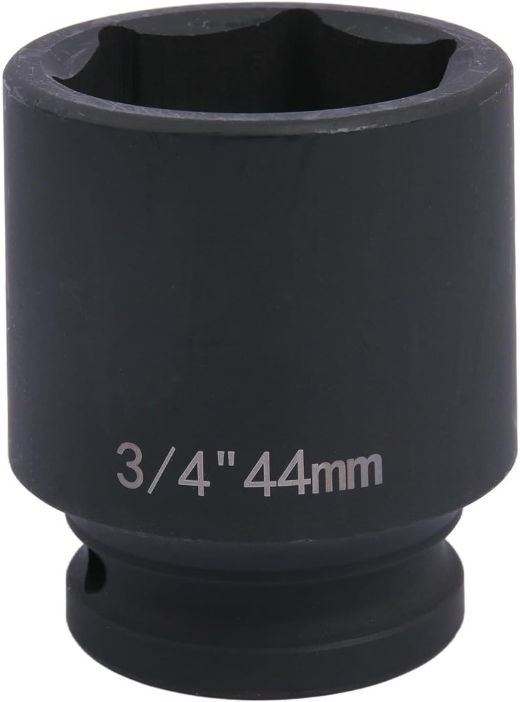 3/4" Drive 44mm Impact Socket，6-Point Standard Sockets Made with