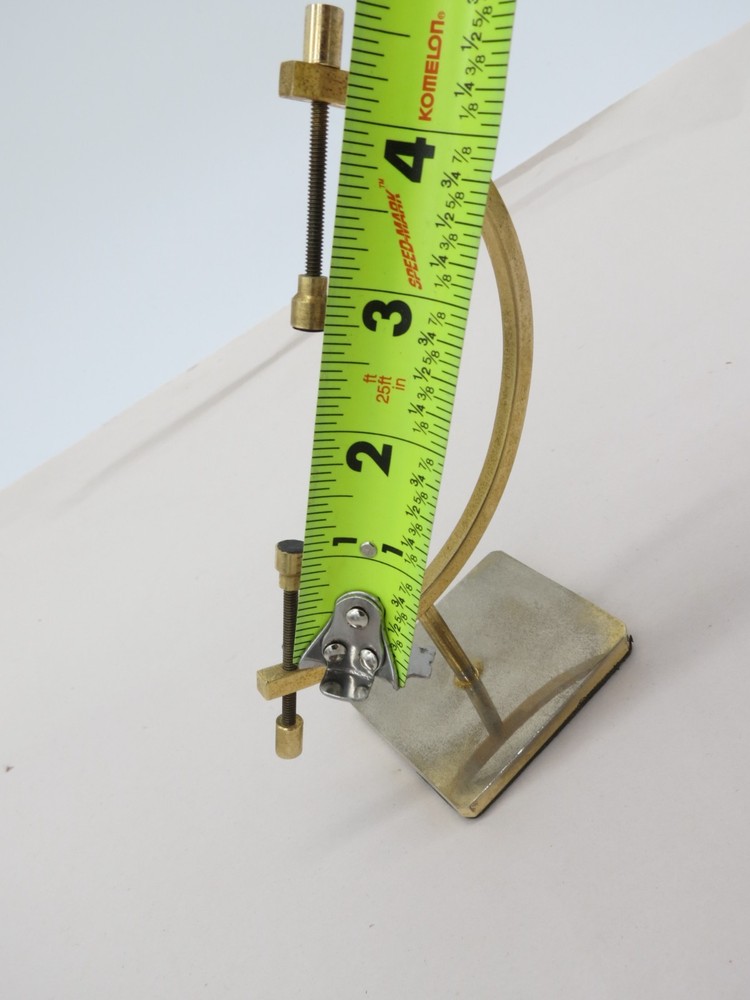 Vintage Brass Caliper Display Stand, 6"