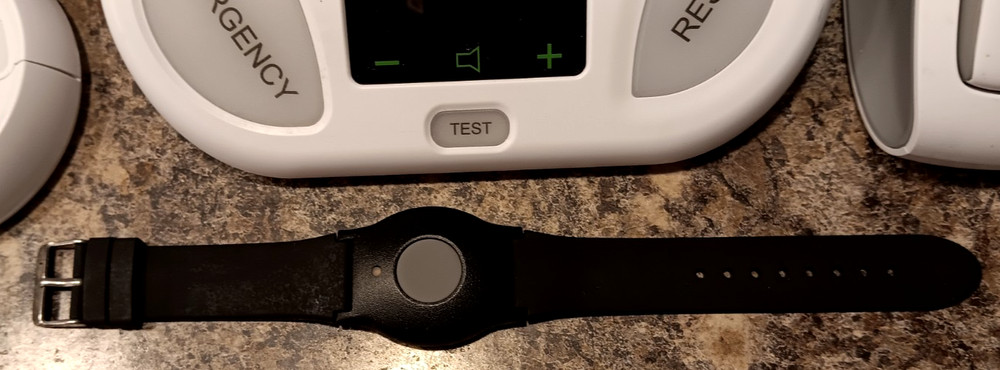 Mobile Help Senior Citizen Emergency Or Fall Device System with Watch & Button