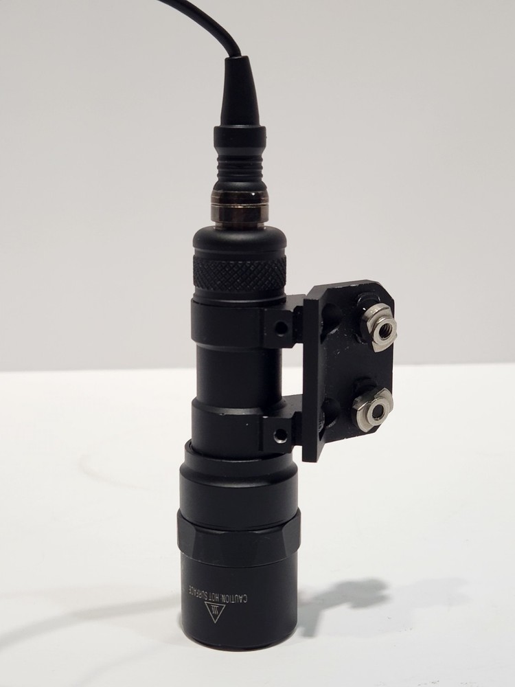 KETA Tactical Flashlight w/ Pressure Switch & Rail Mount – Tested & Working –...
