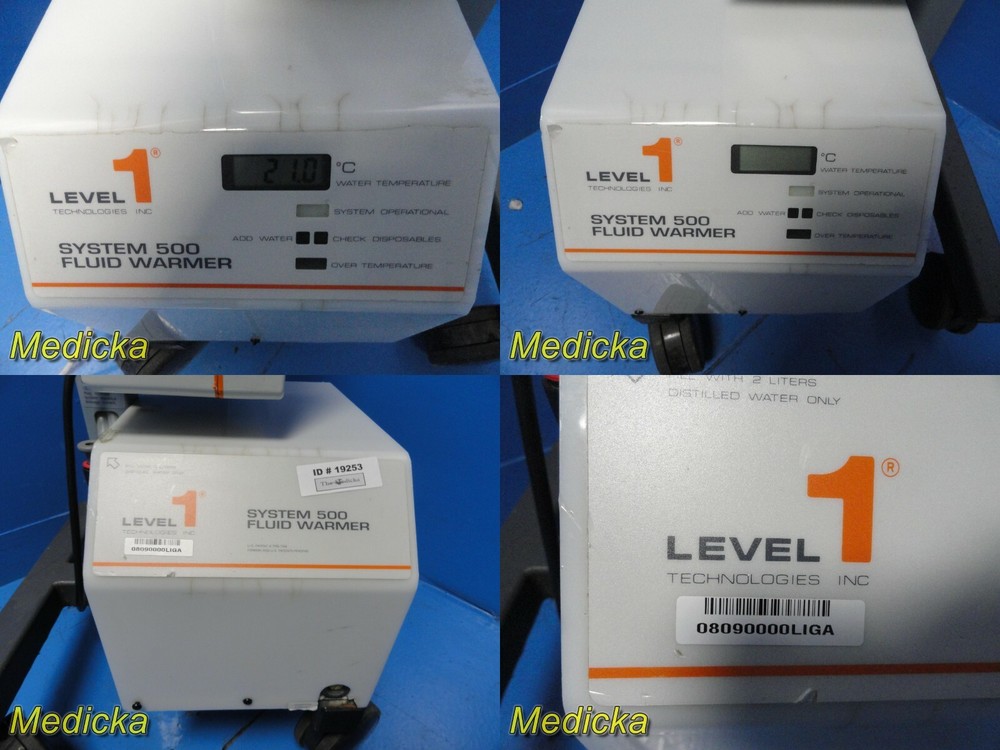 Level 1 Technologies System 500 (H-500) Fluid Warmer ~ 19253