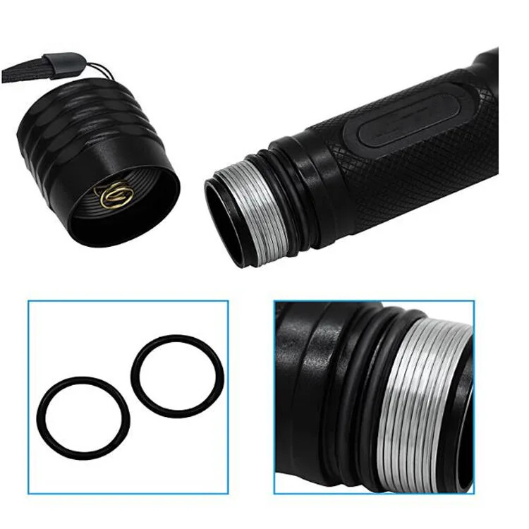 Powerful LED Diving Flashlight IPX8 Dive Lantern Underwater Torch Lighting