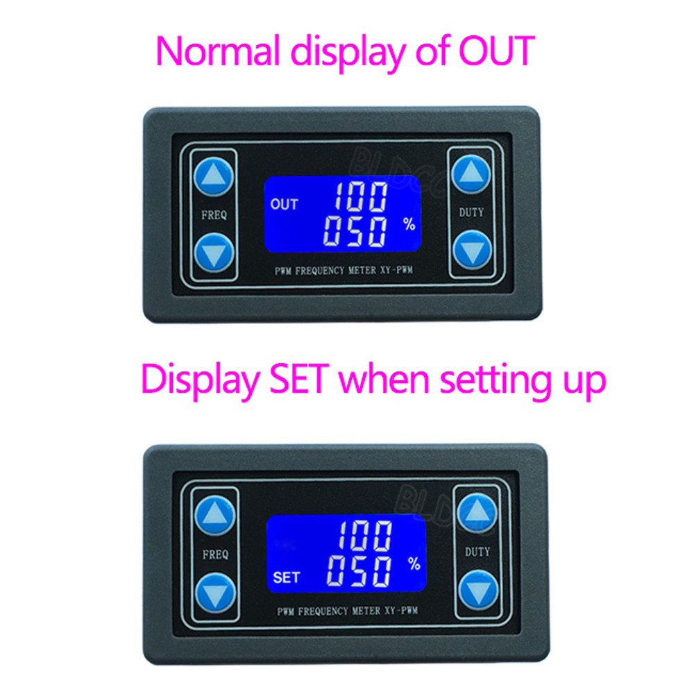 2PCS 3.3V-30V PWM Pulse Frequency Duty Cycle Adjustable Module Signal Generator